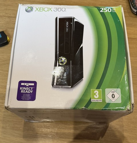 Xbox 360 slim 250gb boxata - xbox,
