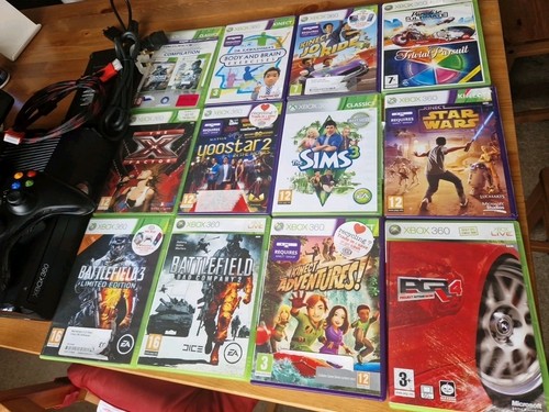 Console xbox 360 slim - slim, completa