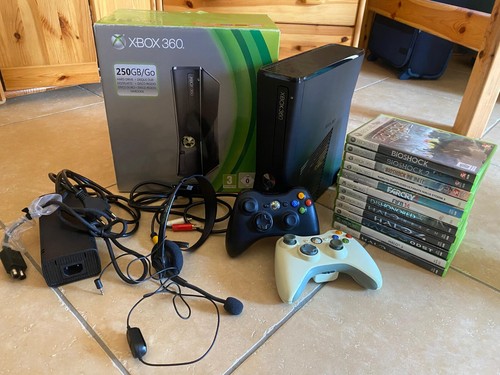 Xbox360 slim 250gb opaca - 250gb, +