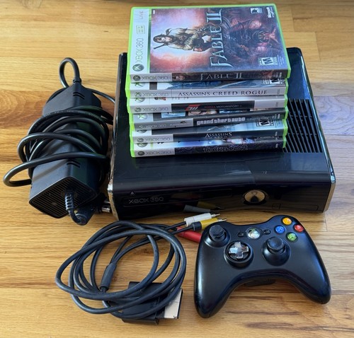 Xbox 360s slim console - con, hd
