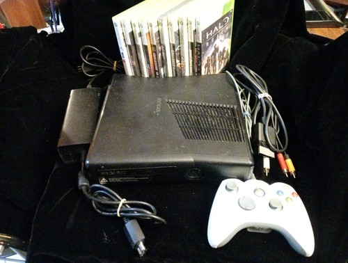 Xbox 360 slim - xbox, bundle